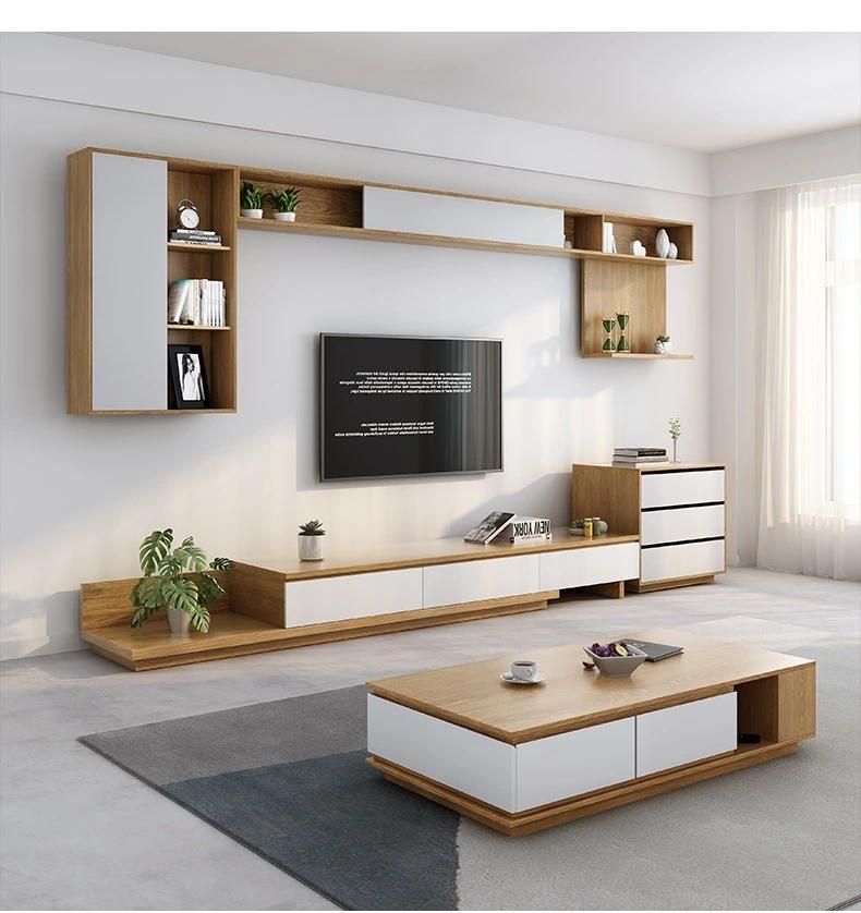 Modern Design Home Furniture Simple Wood TV Cabinet TV Stand (Hx-8nr2408)