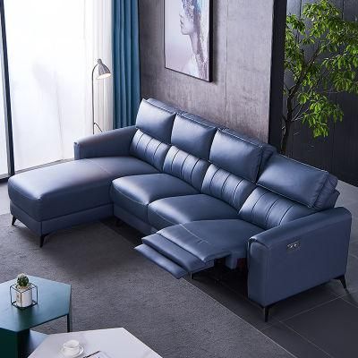 USB Sofa Home Comfortable Adjustable Sofa with Cup Holder