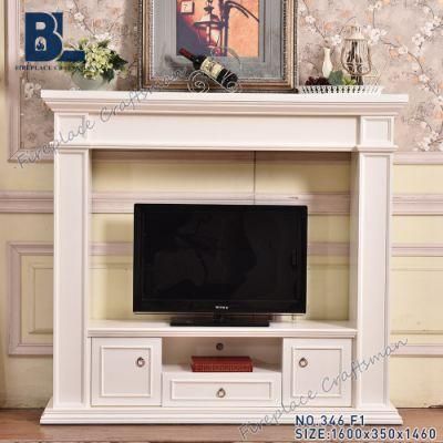 Ce Approved Modern Simple TV Stand Fireplace Home Furniture (346)