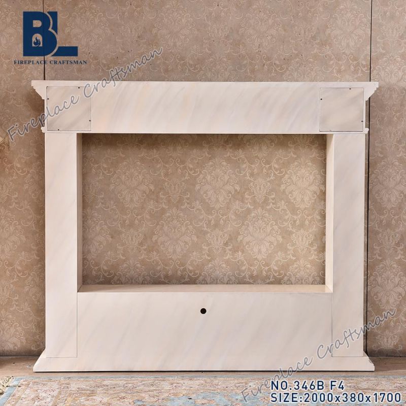 Ce Approved MDF Fireplace TV Stand Modern Home Furniture (346B)