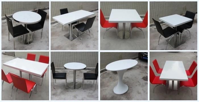 Dining Tables Custom Solid Surface Stone Restaurant Table Tops