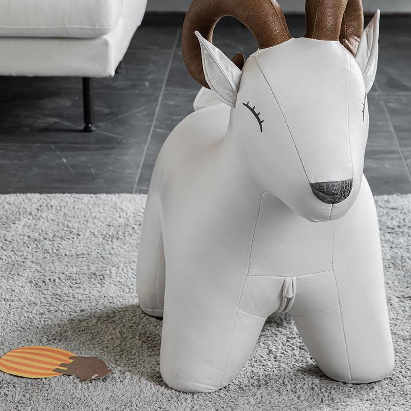 Li&Sung Hot Sale Comfortable Children Cute Goat Shape Stool