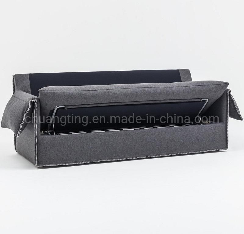 Unique Design Hot Sale Cheap Sofa Bed Modern Two Seaters Foldable Wood Fabric Sofa Cum Bed