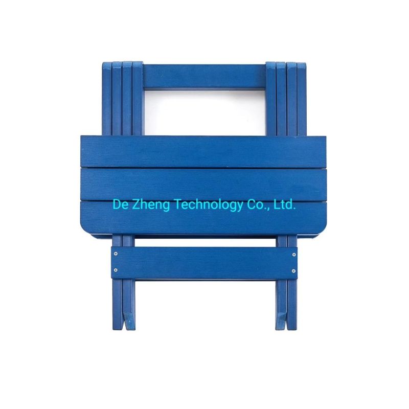 Wholesale Modern Armless Folding Chairs Garden Wood Outdoor Folding Chair WPC Garden Furniture