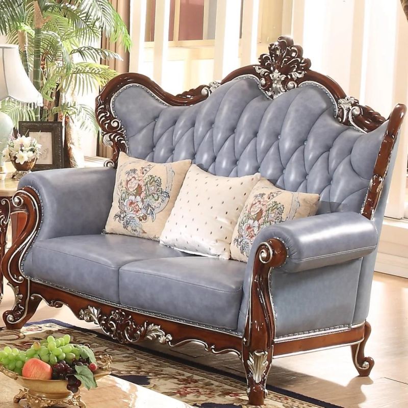 Classic Leather Sofa in Optional Sofas Couch Seats and Furniture Color"