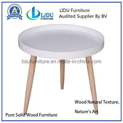 White Round Tray Coffee Table Modern Round Coffee Table