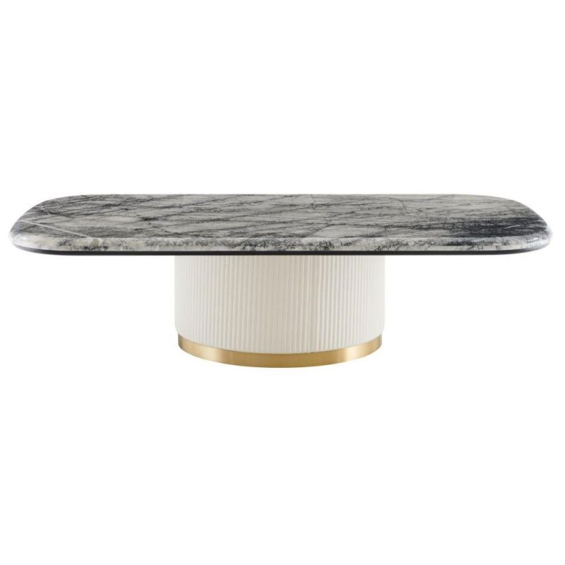 Custom Tea Table Contemporary Design Living Room Furniture Marble Top Coffee Table for Hotel Furniture