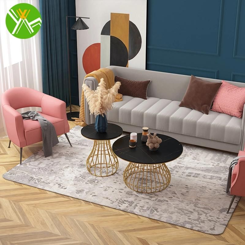 Yuhaiside Table Coffee Sofa Furniture Metal End Tea Bedside Bed Modern Side Table for Living Room