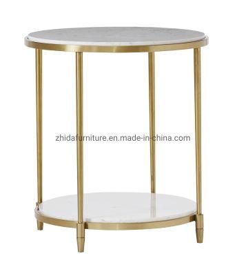 Hotel Bedroom Furniture Classic Golden Side Table Coffee Table