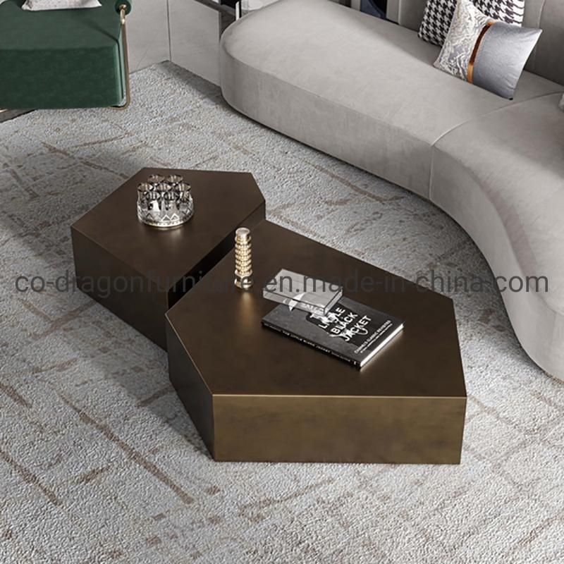 Fashion Luxury New Design Steel Coffee Table for Home Furniture