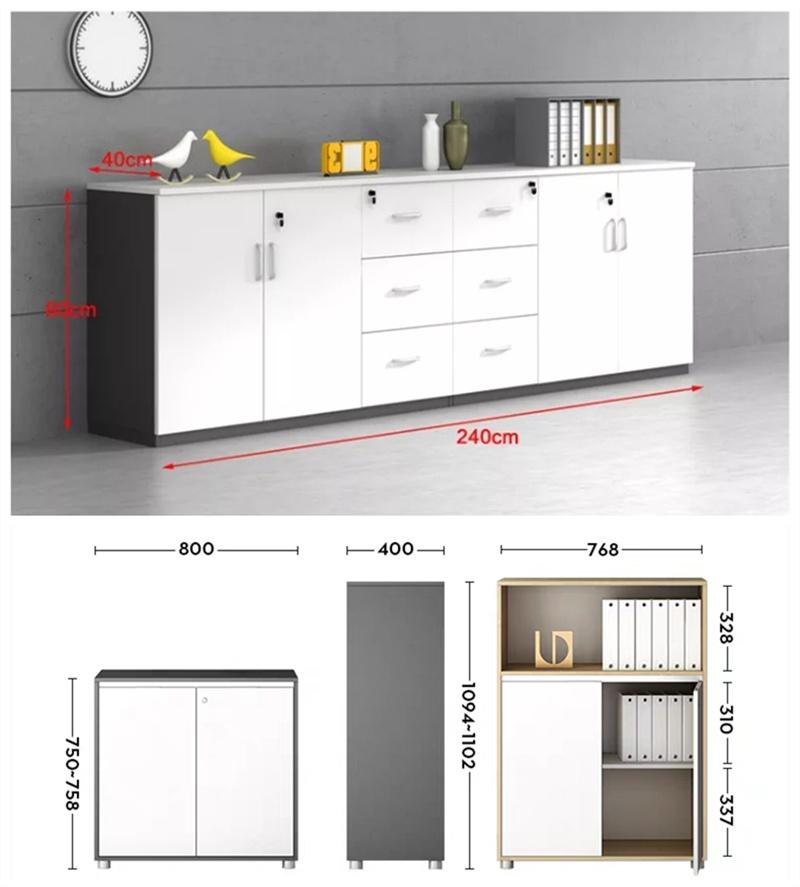 Modern Home Furniture Set Mixed Color Shelf Hot Sell Fashion Wooden Storage Cabinet