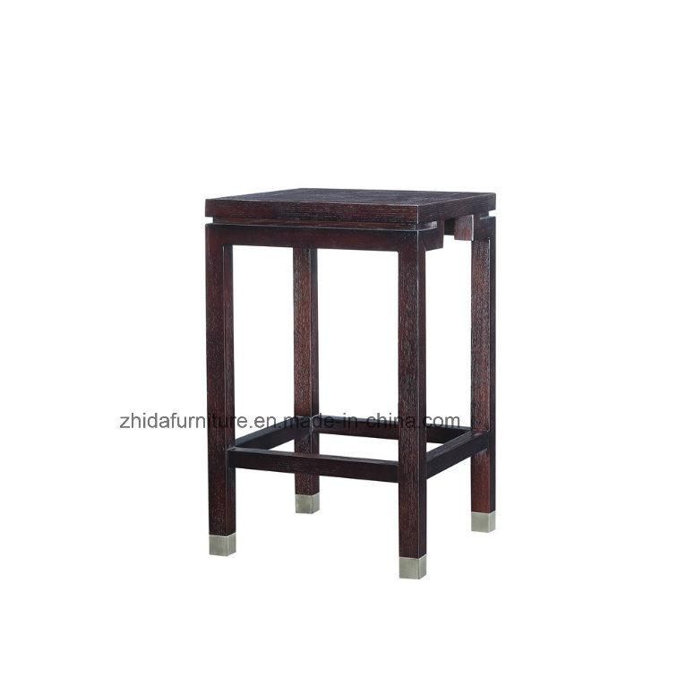 Oriental Antique Furniture Black Color Flower Stand