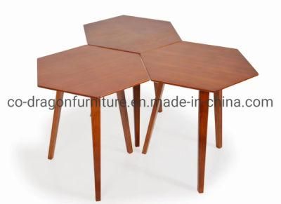 Fashion Three Legs Wooedn Coffee Table Group for Home Furniture