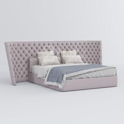 Factory Direct Sale Upholstered Beds Modern Contemporary Design Queen King Size Bed Luxury Home Hotel Bedroom Furniture