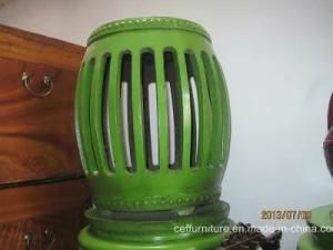 Green Antique Stool