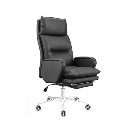 Luxury Big Reclining Office Boss Executive Leather Chairs