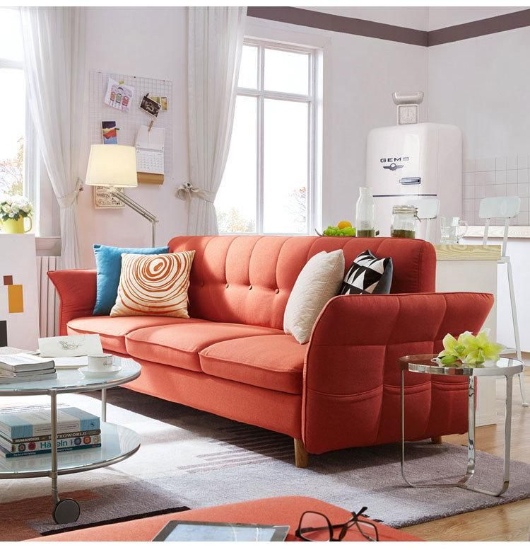 Linsy Hot European Red China Functional Sofa Bed 1012