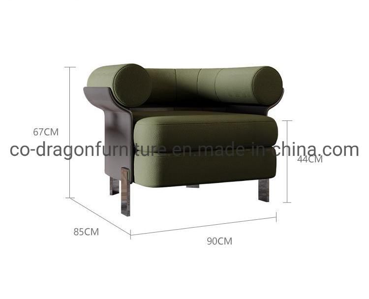 Modern Home Furniture Wooden Frame Fabric Simple Sofa Leisure Chair