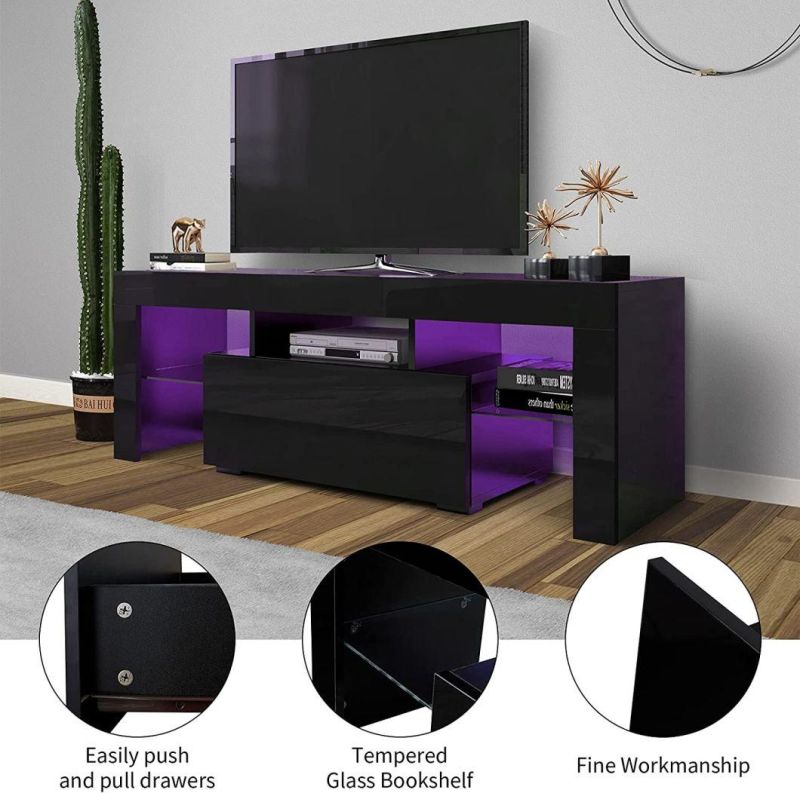 Living Room Furniture MFC TV Storage Cabinet with LED