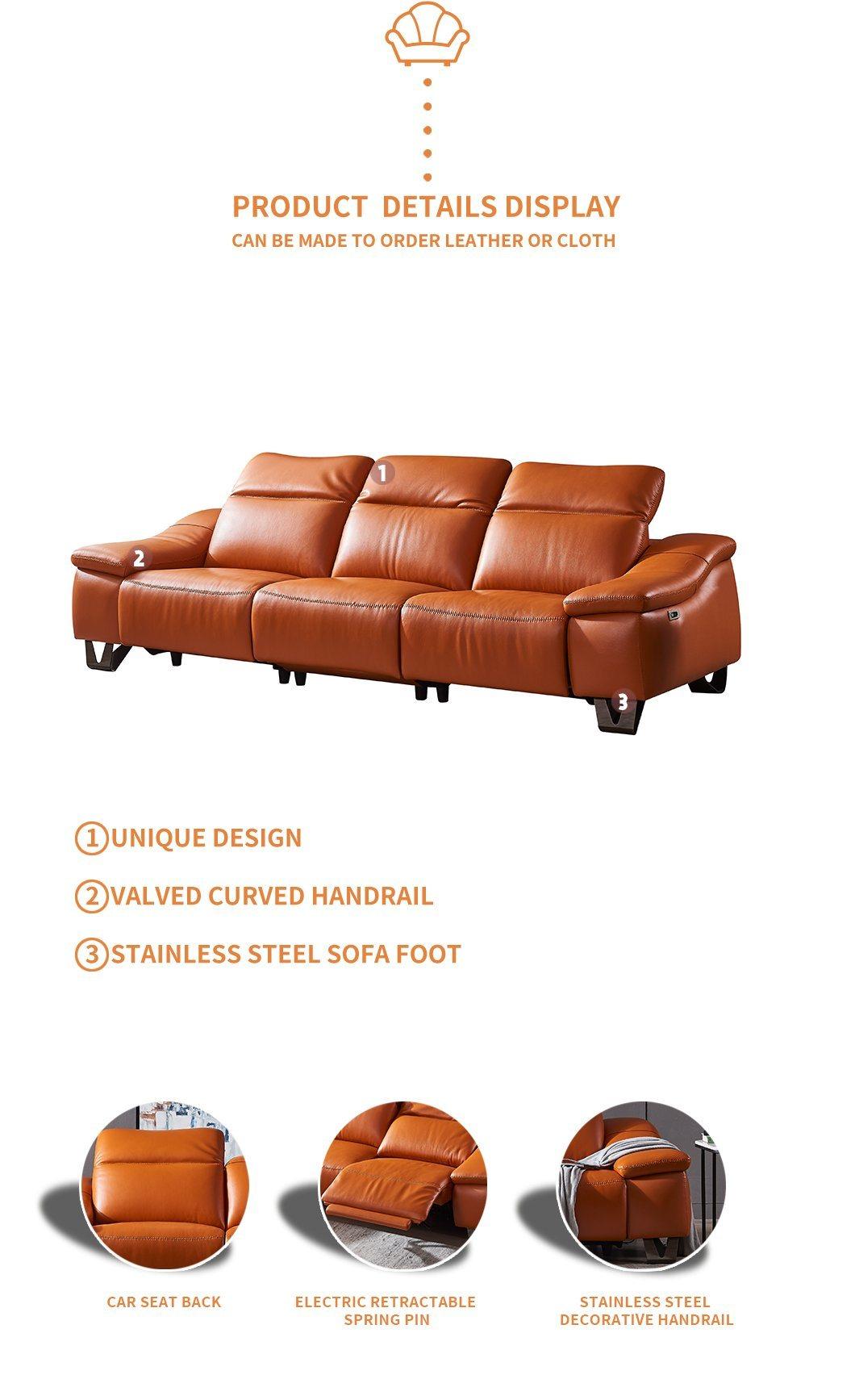 Living Room Furniture Hot Sale Functional Sectional Recliner Sofa