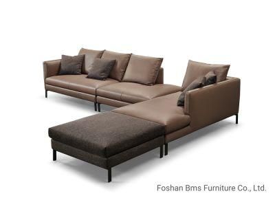 Modern Contemporary Home Furniture Living Room Sectional Leather Sofa