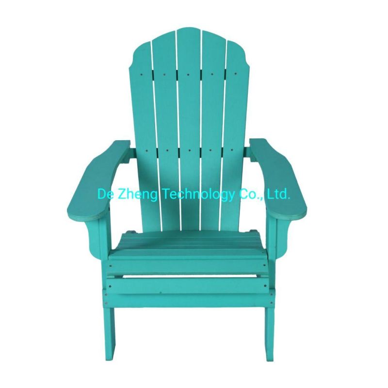 Wooden Outdoor Lounge Chair Plastic Garden Chair Outdoor HDPE Adirondack Chair