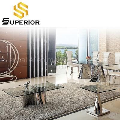 Wholesale China Factories Contract Furniture Supplier Stainless Steel Coffee Tables