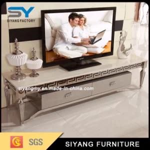 Modern Furniture Stainless Steel TV Unit Flat Pack TV Cabinet