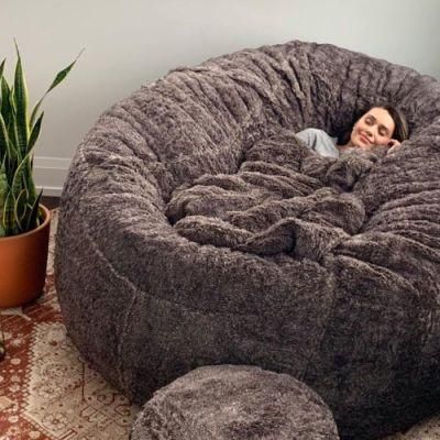 Giant Foam Bean Bag Sofa Cover for Adult Family Children