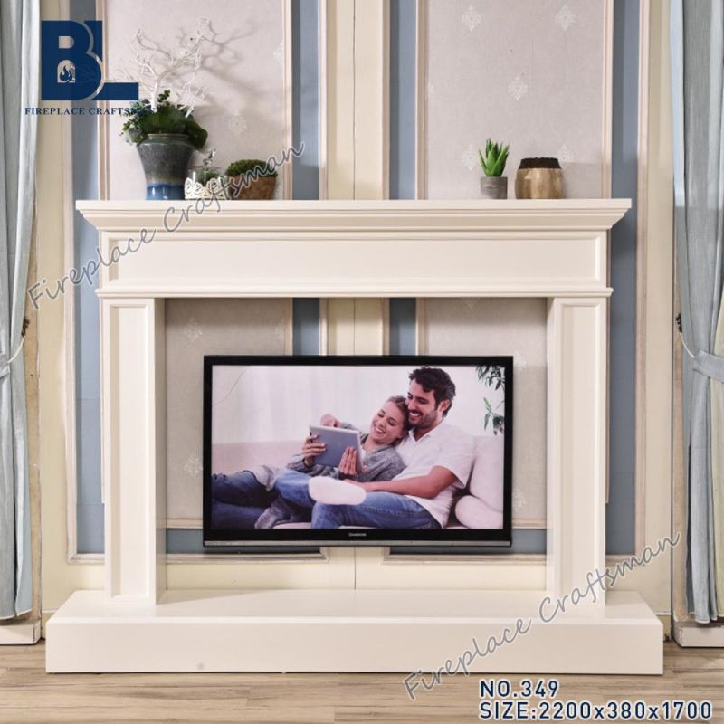 Beautiful Indoor Fireplace Europe and America Hot Sale Electric Fireplace TV Stand 349