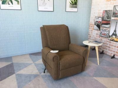 Jky Furniture Fabric Power Electric Lift Chair with Heating and Massage Function