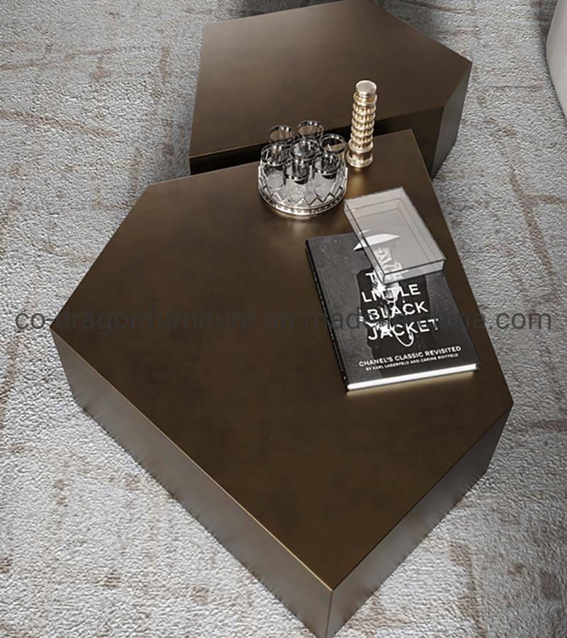 Fashion Luxury New Design Steel Coffee Table for Home Furniture