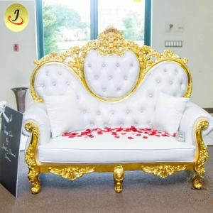 European Luxury Royal King Queen Sofa for Wedding Living Room