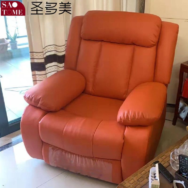 Double Armrest Single Seat Retractable Function Sofa