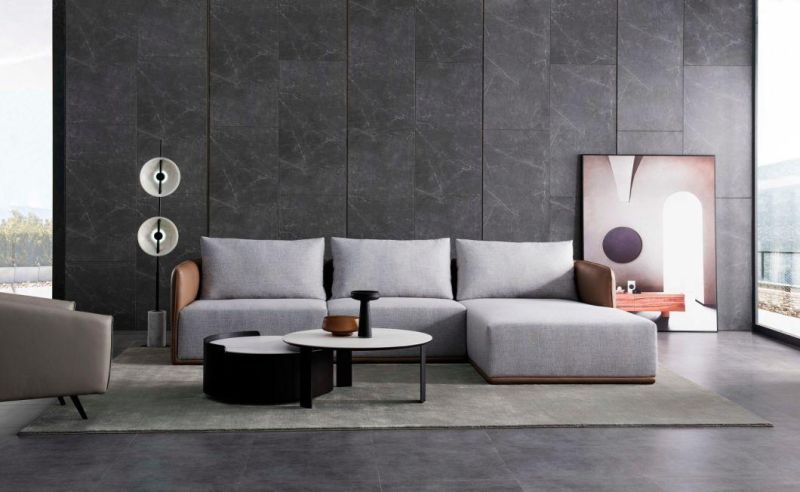 China Manufacturer Latest Newly Modern Furniture Genuine Leather Sofa Living Room Furniture