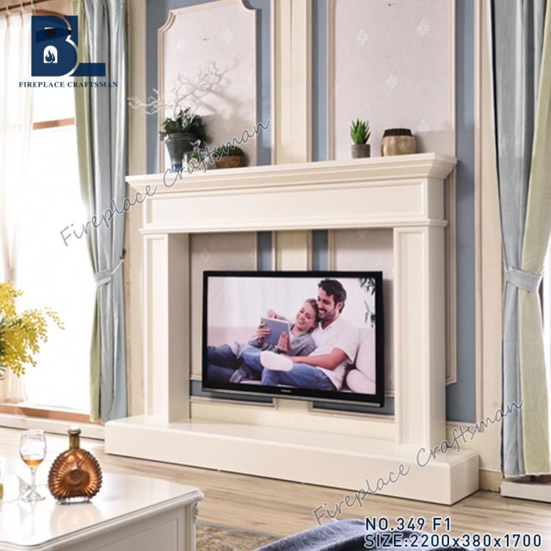 Beautiful Indoor Fireplace Europe and America Hot Sale Electric Fireplace TV Stand 349