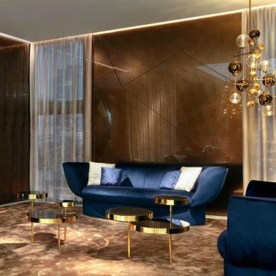 Wohnzimmer Sofa Fashion Modern Couches Lounge Living Room Furniture Sofa Modern Velvet Sofa Navy Blue Velvet Settee