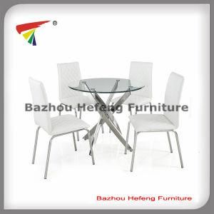 Hot Sale Fashion Design Dining Table and Chairs (DT074)