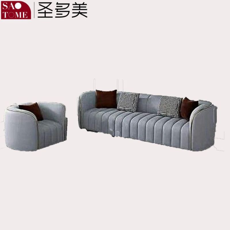 High Quality Modern Frilly Home Furniture Sofa for Villa