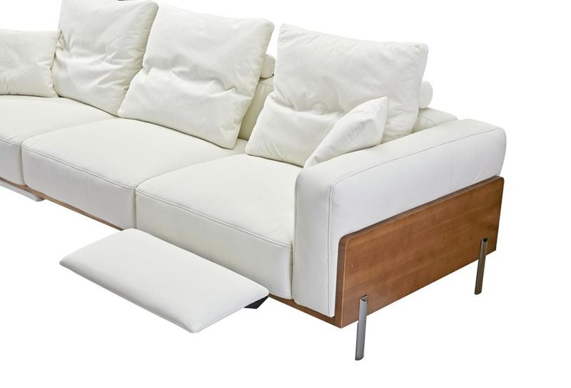 Tomo Modern Design Furniture Genuine Leather Home Living Room Recliner Sofa