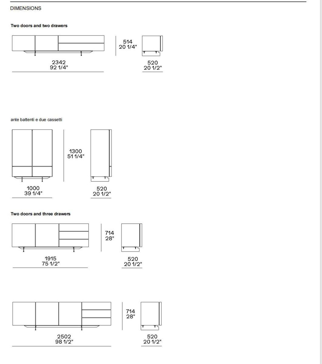 Pandora-1 Wooden TV Stand, Latest Italian Design TV Stand in Home and Hotel Furniture Custom-Made