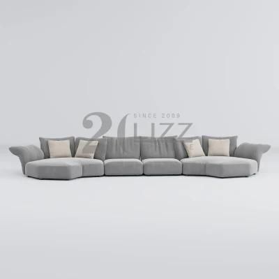 Nordic Chc Simple Design Velvet Home Living Room Hotel Furniture Leisure Fabric Corner Sofa Couches