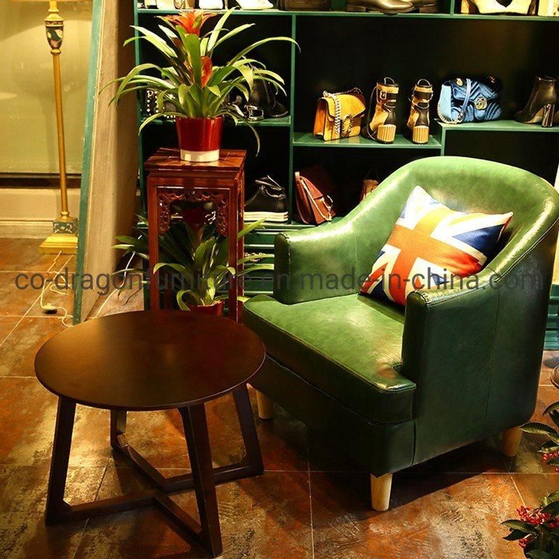 European Design Wooden Legs Fabric Sofa Chair for Home Furniture