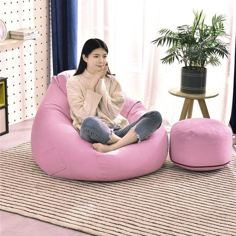 Indoor Foma Fluffy Comfortable Lazy Giant Bean Bag Sofa Chair