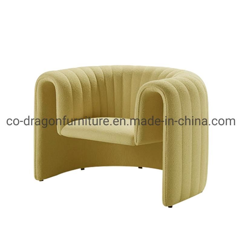 Unique Design Home Furniture Leather Leisure Sofa Chair with Arm