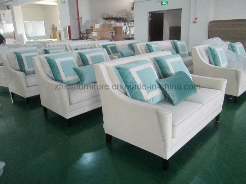 Living Room Comfortable Fabric 1+2+3 Sofa Set