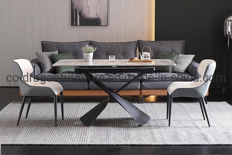 Modern Functional Coffee Table for Home Furniture with Marble Top