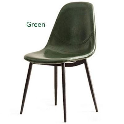 Restaurant Faux Leather Dining Chair Home Furniture Upholstered Side Leisure Chair for Living Room