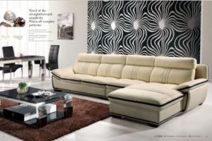 Corner Leather Sofa Furniture with Leather Sectional L Shape