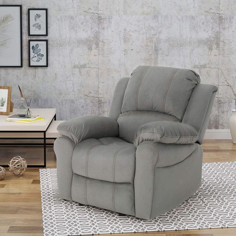 Jky Furniture Modern Fabric Adjustable Manual Recliner Sofa Chair